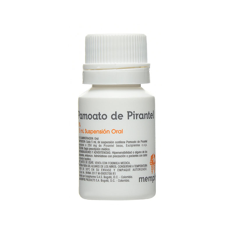 Pamoato Pirantel Suspensión 15 Ml Mp