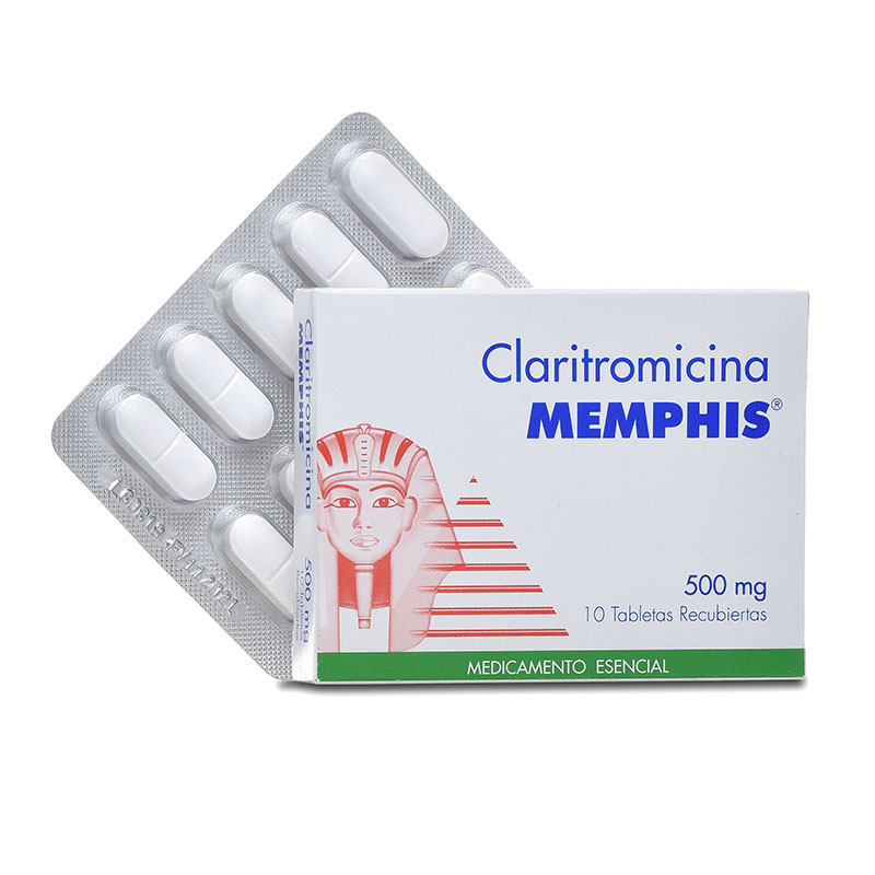 Claritromicina 500 Mg 10 Tabletas Mp - Imagen 2