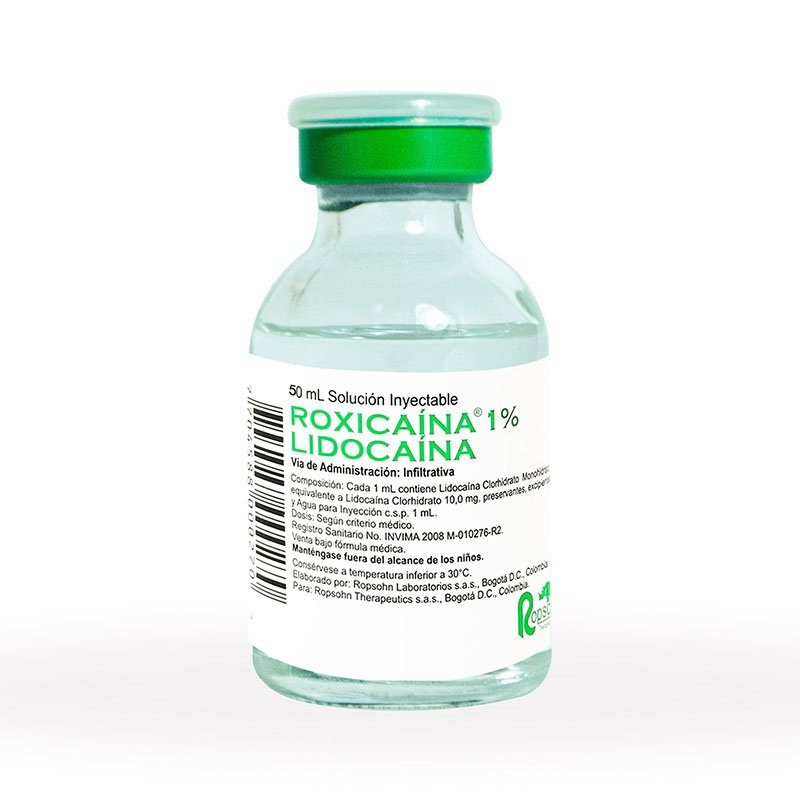 Roxicaina 1% Simple 50 Ml - Imagen 2