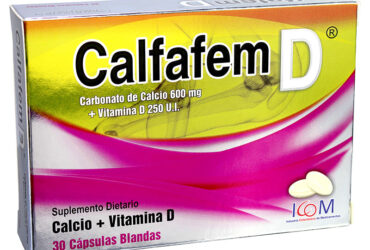 Calfafem Calcio+D 600Mg 250Ui 30 Cb Icom