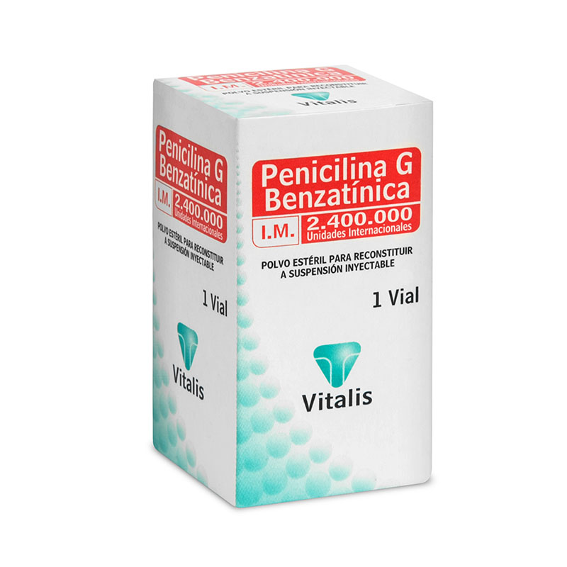 Penicilina G Benzatínica 2.4 Mui 1 Ampolla Vt - Imagen 2