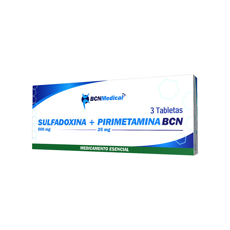 Sulfadoxina+Pirimetamina 25 Mg 3 Tabletas - Imagen 2