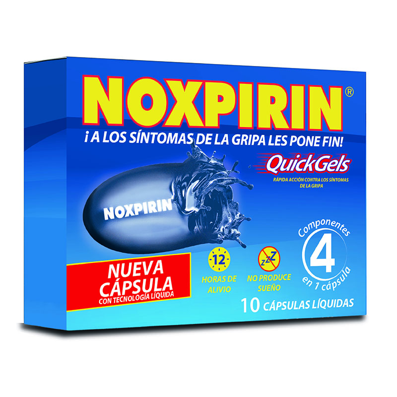 Noxpirin Quick Gel 10 Capsulas - Imagen 2