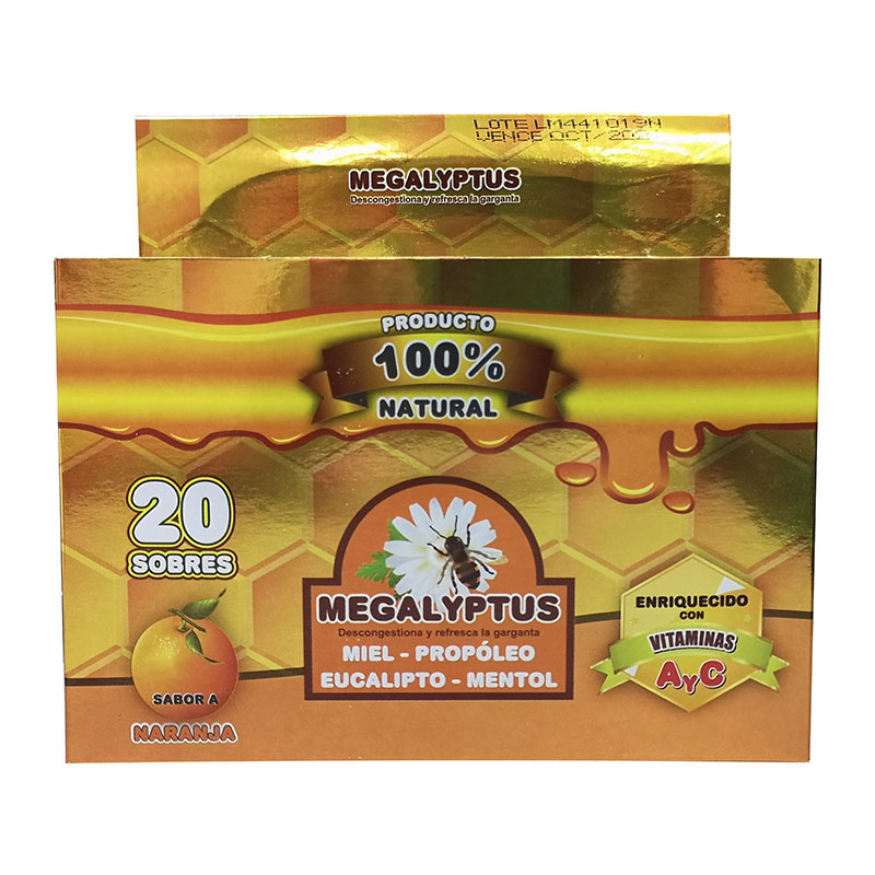 Megalyptus Naranja 400Mg 80 Uds
