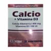 CALCIO 400 MG+VIT D3 100 UL 30 CAP