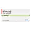 Dilatrend 6.25 Mg 28 Tabletas (P)6916(Sc)(Sf)
