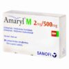 AMARYL M 2 MG/500 MG 30 COMP