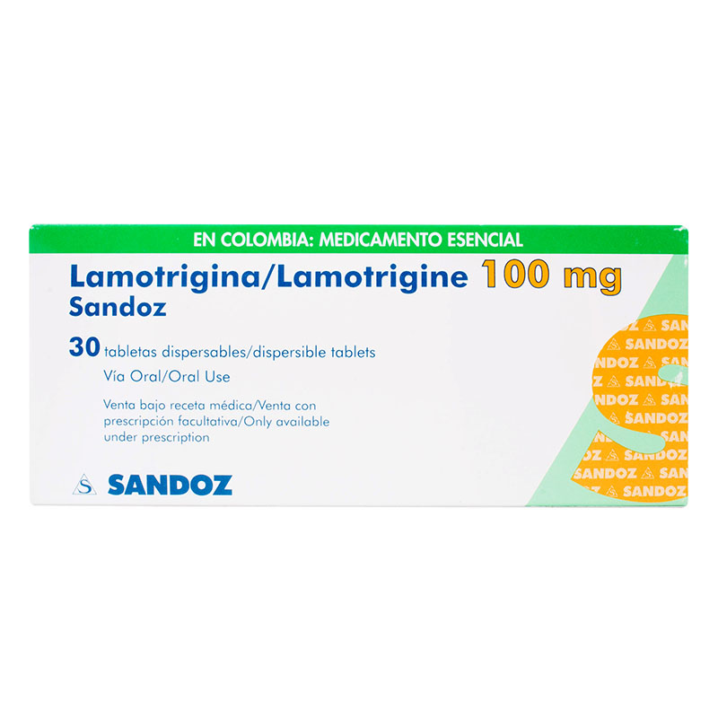 Lamotrigina 100 Mg 30 Tabletas Sz(M)43800